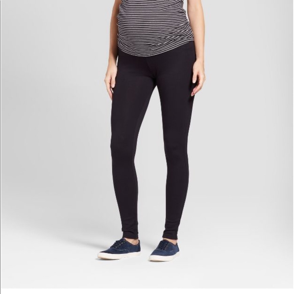 Crossover Panel Ponte Maternity Pants - Isabel Maternity by Ingrid & Isabel XL